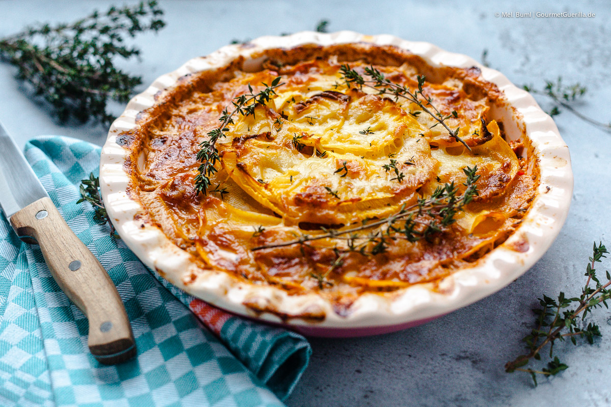  Low-Carb Turnip Gratin with Thyme Mince and Pepper GourmetGuerilla.com 