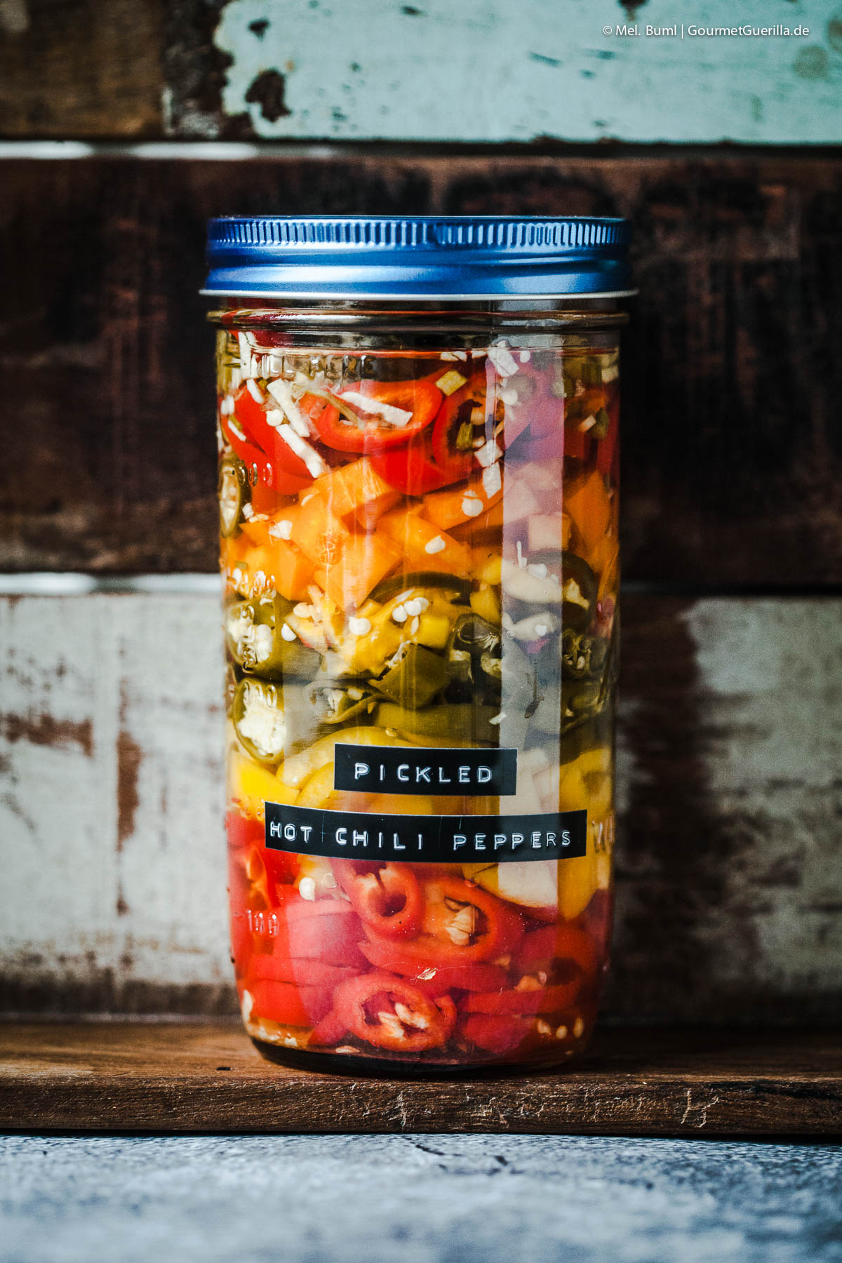 Pickled Hot Chili Peppers - Pickled Hot Peppers and Peppers